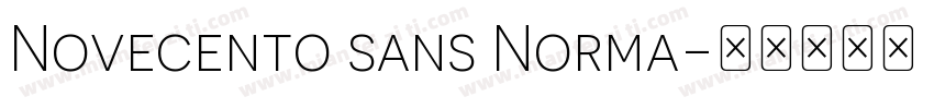 Novecento sans Norma字体转换